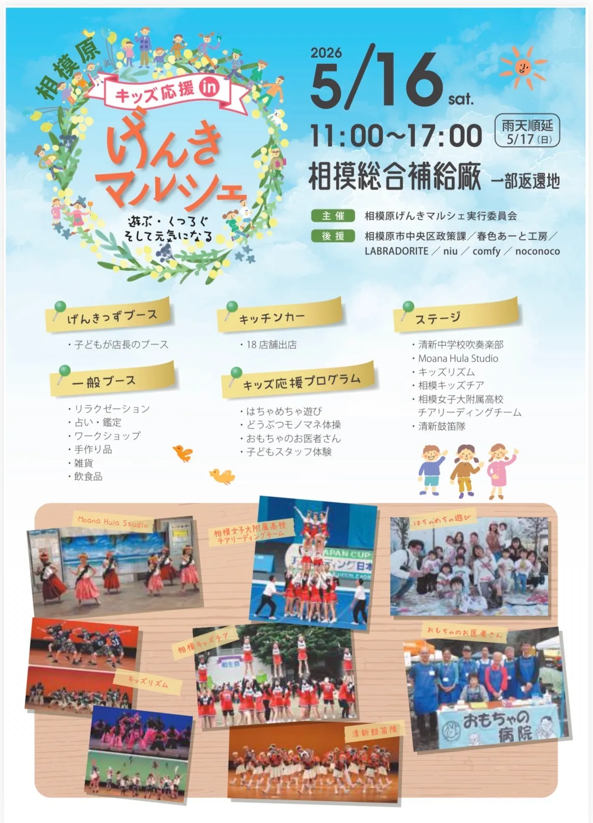 子どもスタッフ募集｜キッズ応援｜相模原げんきマルシェ